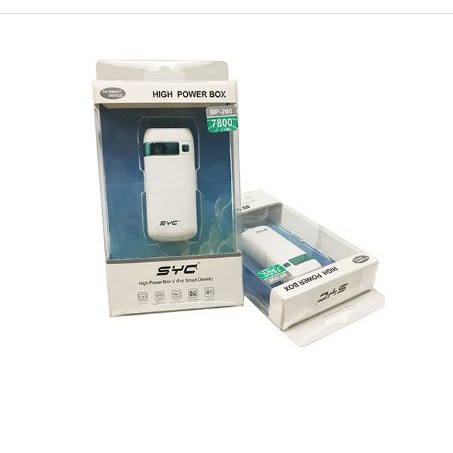 sạc dự phòng syc 200+tặng túi chống nước điện thoại+kèm bảo hành 6 tháng