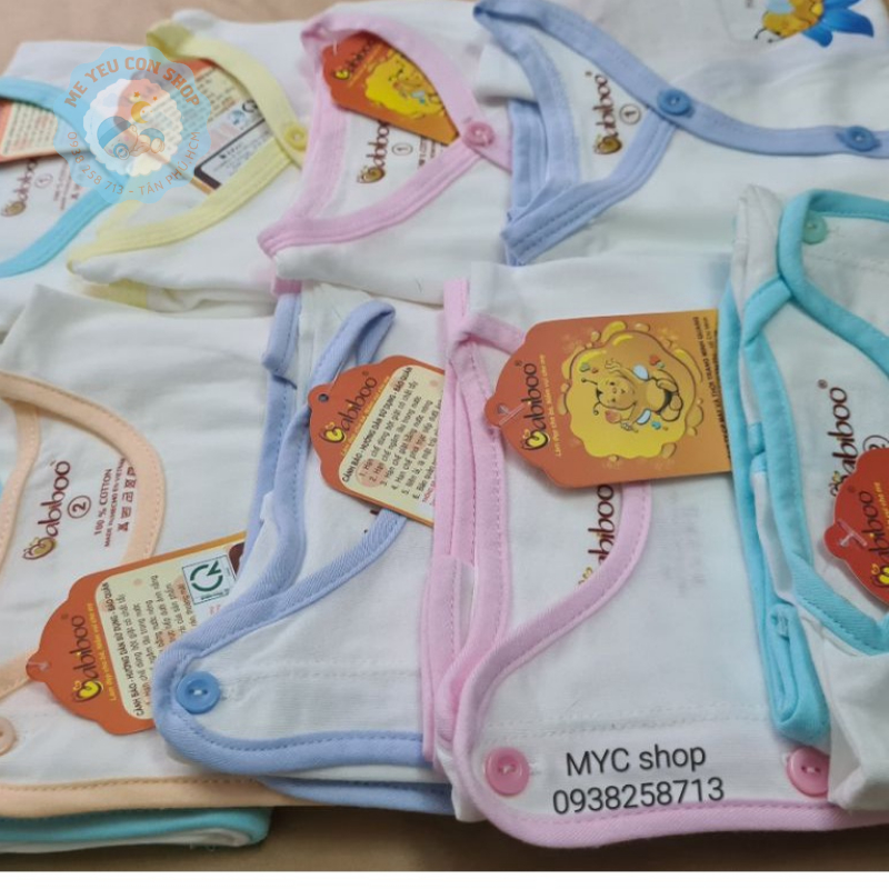 [BB01] Áo bác sĩ viền màu tay dài BABIBOO (katydang)