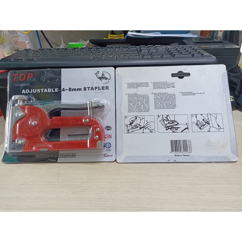 Súng Bấm ghim T.O.P - kiềm bấm ghim gỗ- ghim yên xe loại tốt