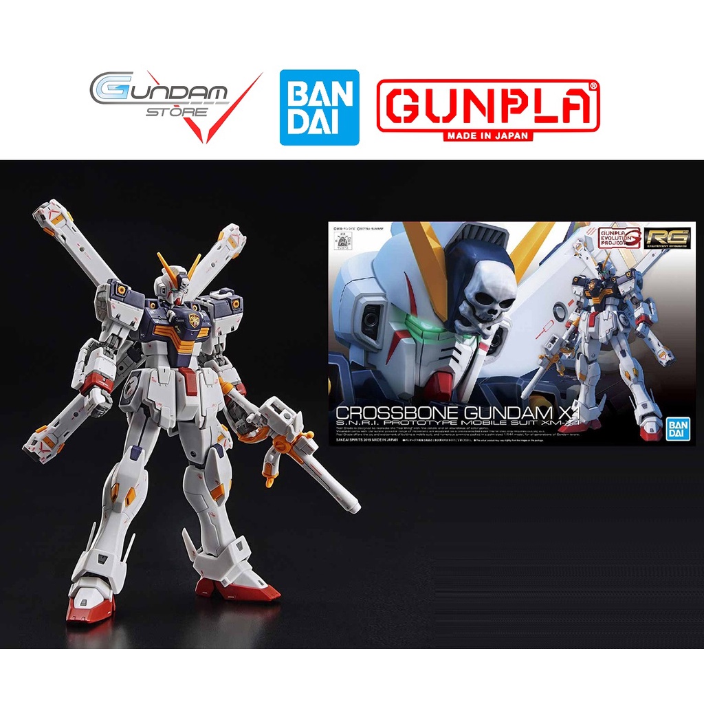 Mô Hình Gundam RG CROSSBONE X1 Bandai Real Grade 1/144 Đồ Chơi Lắp Ráp Anime Nhật