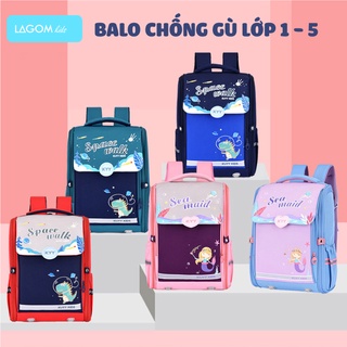 Balo Đi Học Cho Bé Lớp 1 - 5 Cao Cấp | Balo Chống Gù Chông Siêu Nhẹ