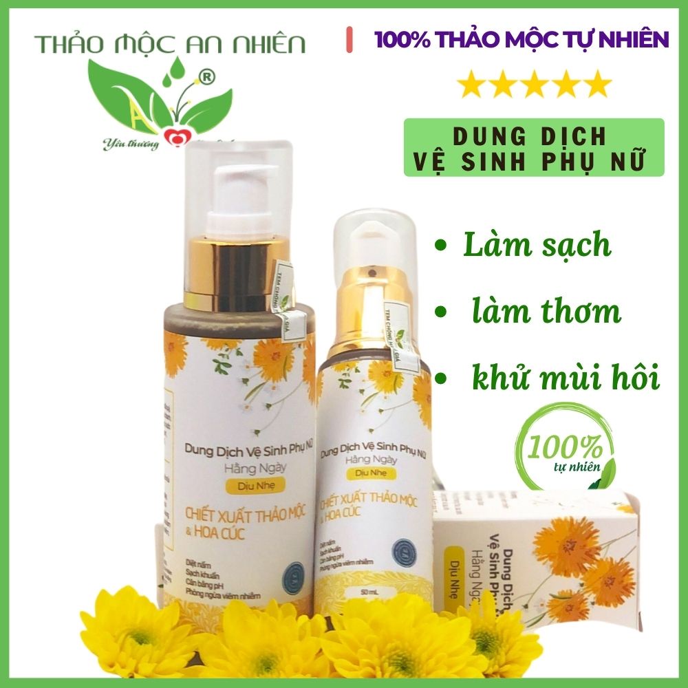 Dung dịch vệ sinh phụ nữ thảo dược chống viêm, ngứa