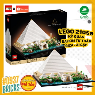 [GIAO NHANH] CÓ SẴN 21058 LEGO The Great Pyramid of Giza Đại kim tự tháp Giza Ai Cập 0937Bricks