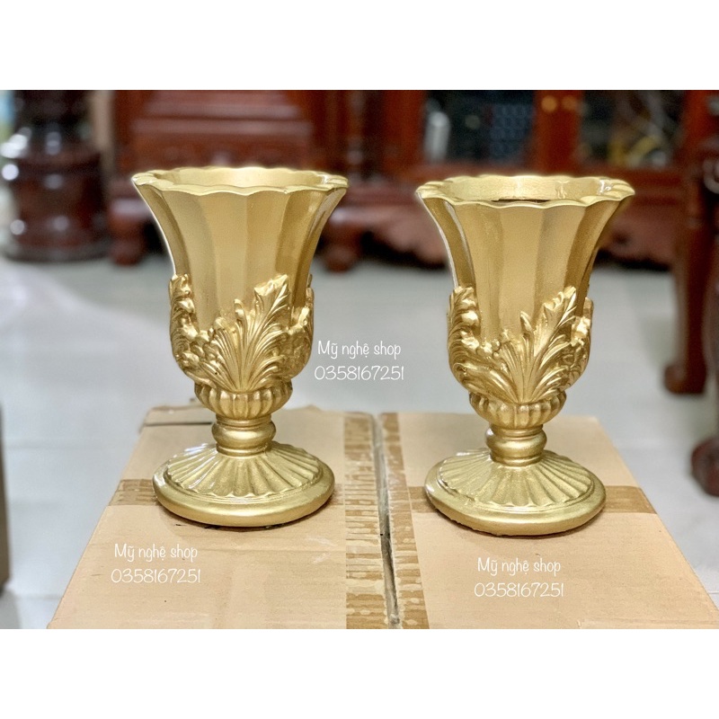 Bình hoa composite,Mỹ nghệ shop, decor, trang trí, quà tặng sinh nhật, tân gia, bình hoa giả, cao cấp mã bình lá 4