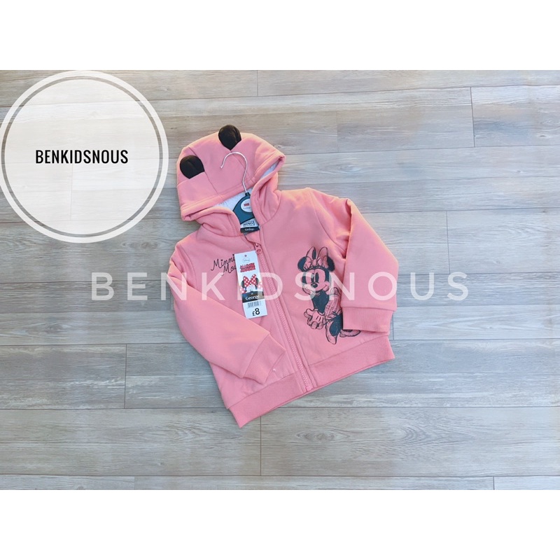 Áo khoác Disney lót lông cho bé gái