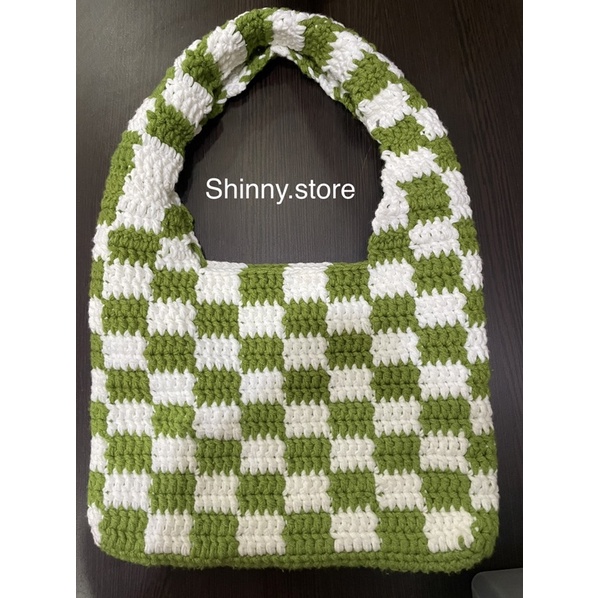 Túi caro len handmade