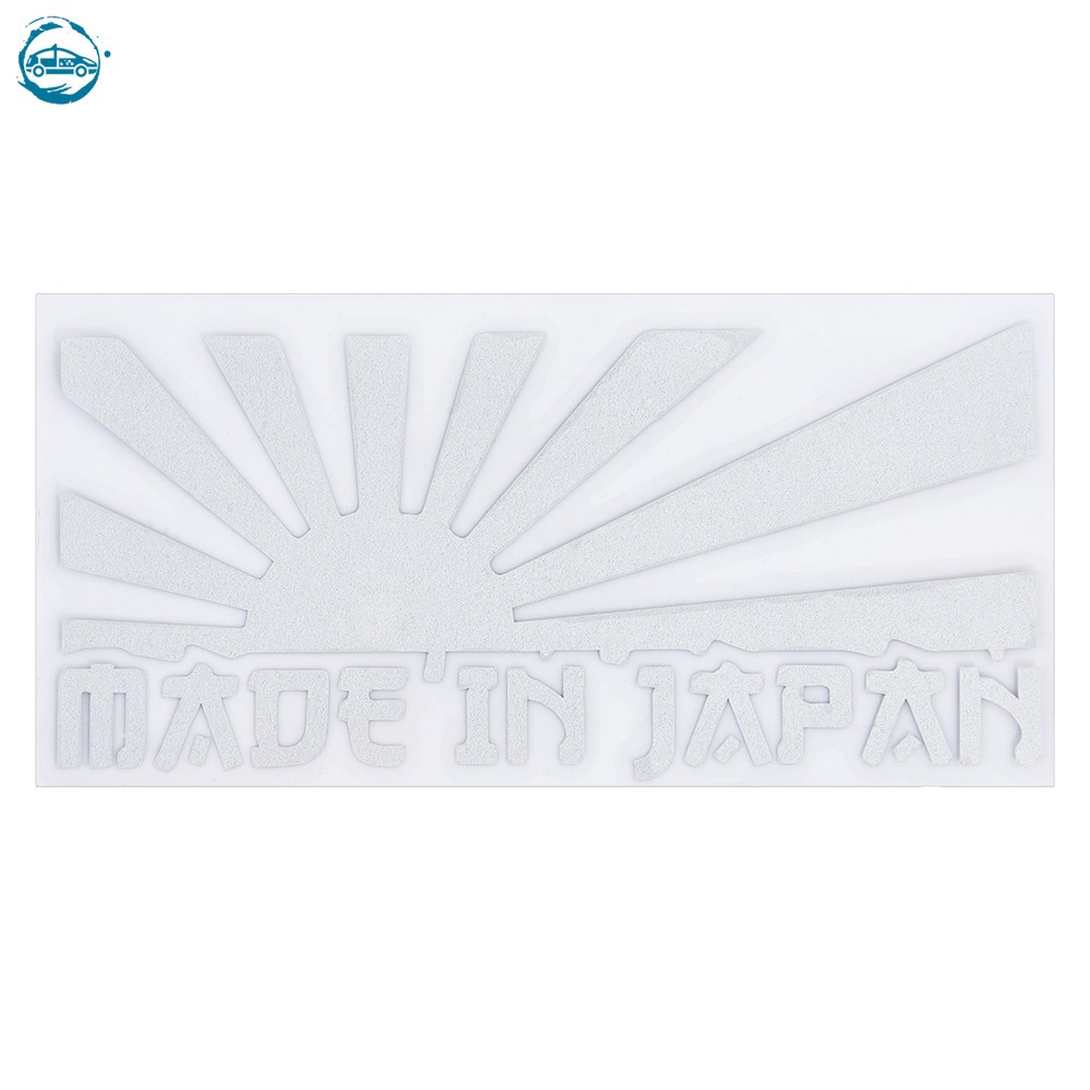 Miếng Dán Trang Trí Xe Hơi / Mô Tô Hình Mặt Trời Made In Japan Jdm 3 Màu