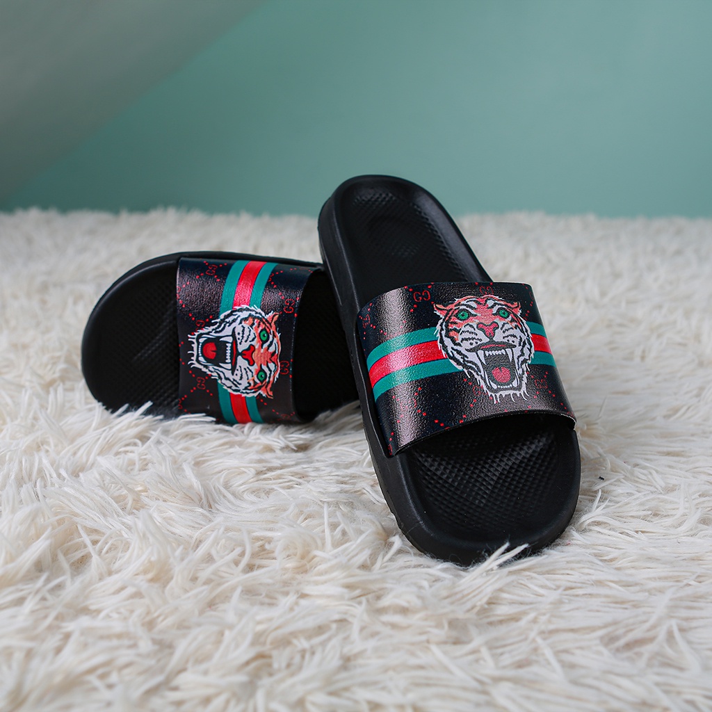 Dép Lê Nam Nhỡ Hình Hổ KZ Siêu Nhẹ , SIêu Bền , Size Từ 7-17 Tuổi