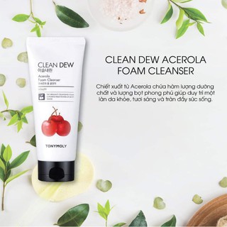 SỮA RỬA MẶT TONYMOLY CLEAN DEW 180ML