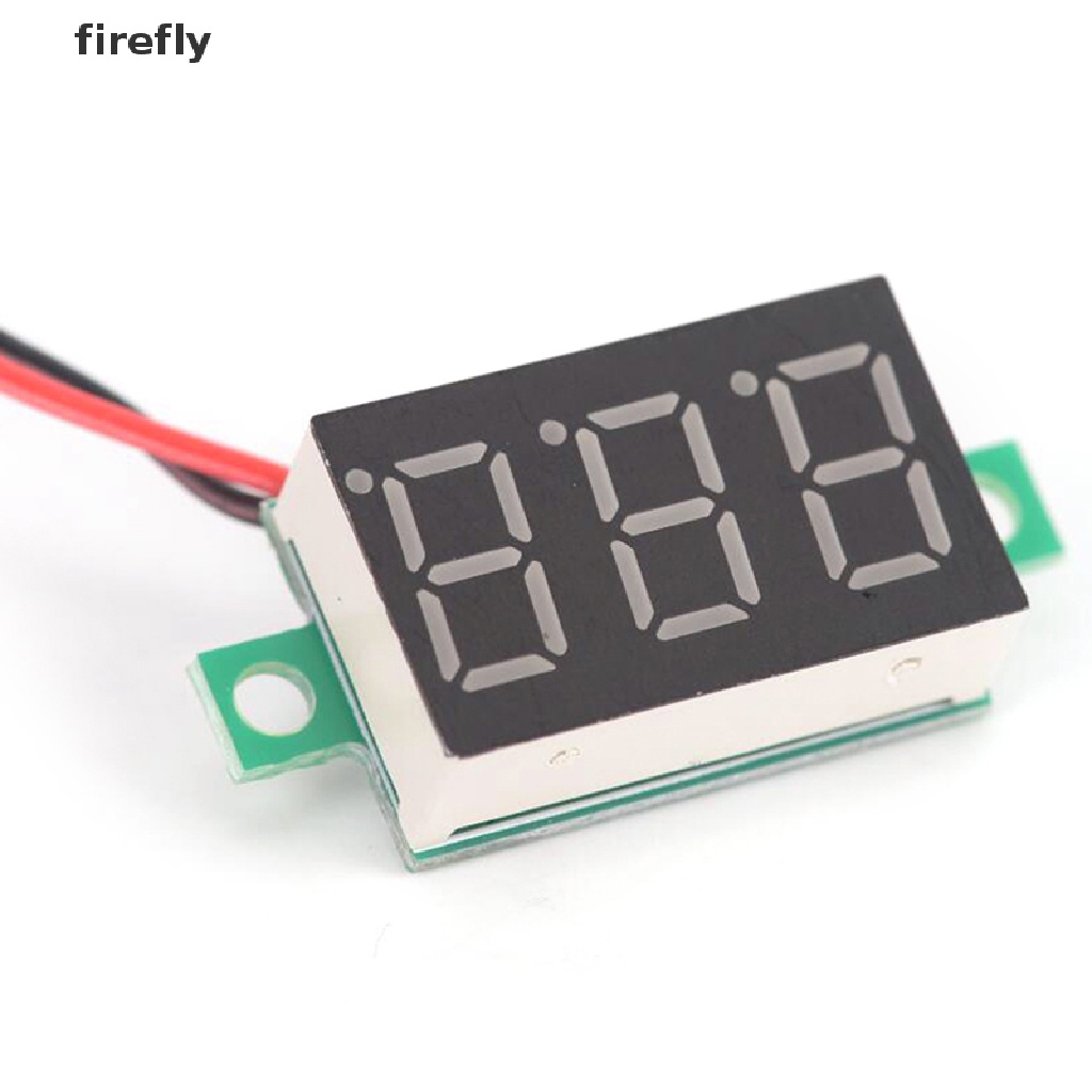 Vôn Kế 3 Dây Mini DC 0-100V Màn Hình LED Hiển Thị Điện Áp 3 Chữ Số