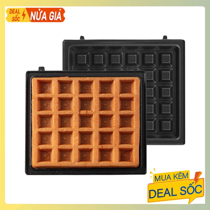 Bộ khuôn bánh kẹp tàn ong, waffle sử dụng máy Torsom [Sẵn hàng]