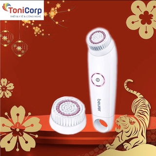Máy rửa mặt đầu bàn chải tẩy sạch tế bào chết fc48 - beurer