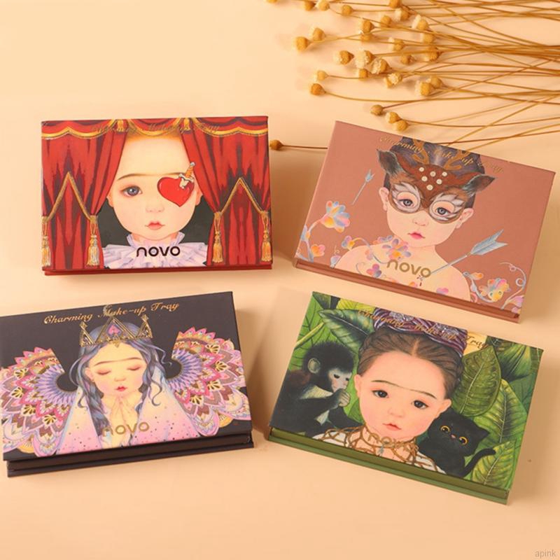 [Hàng mới về] Bảng phấn mắt NOVO 8 màu lì/lung linh chống thước không nhòe lâu trôi | BigBuy360 - bigbuy360.vn