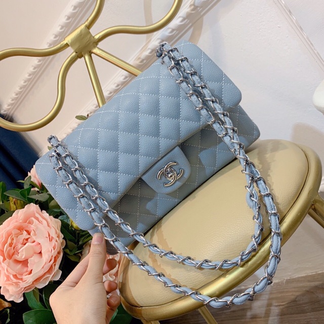 Túi C.N Da Hạt Xích Trắng ( Ảnh Thật ) | BigBuy360 - bigbuy360.vn