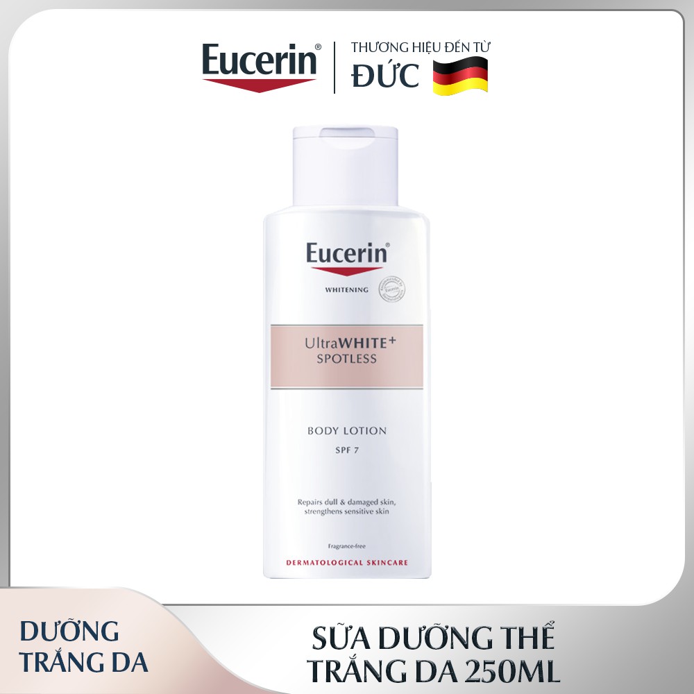 Eucerin UltraWhite+ Spotless Body Lotion Spf7 250ml - Kem Dưỡng Thể Trắng Da