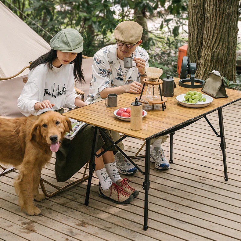 Bàn Xếp Gọn Glamping Naturehike Điều Chỉnh Độ Cao - MW03