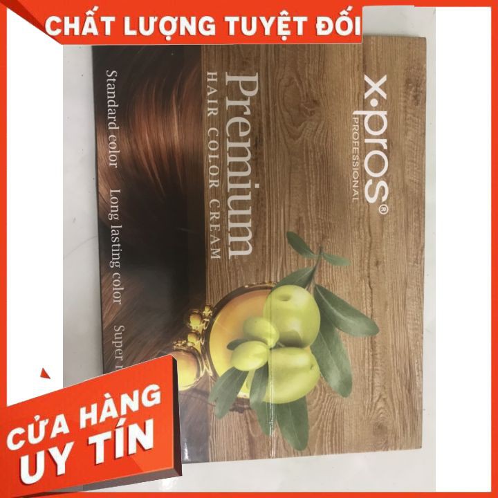 kem nhuộm tóc thuoc  nhuôm X.PROS 100m +oxy nhuộm phủ bạc và màu thời trang  lên màu chuẩn giữ màu bền