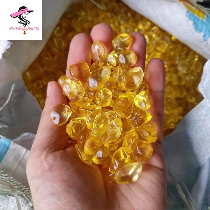 Đá Vụn Bóng Tự Nhiên - Đá Thanh Tẩy - Trang Trí Thả Bể Cá, Rải Chậu Cây Cảnh - 100 gram