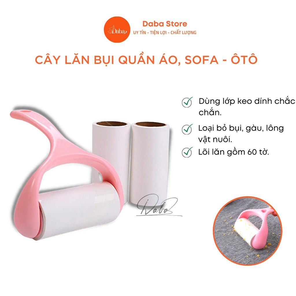 Cây lăn bụi giường ghế sofa lăn bụi quần áo xe hơi tiện lợi