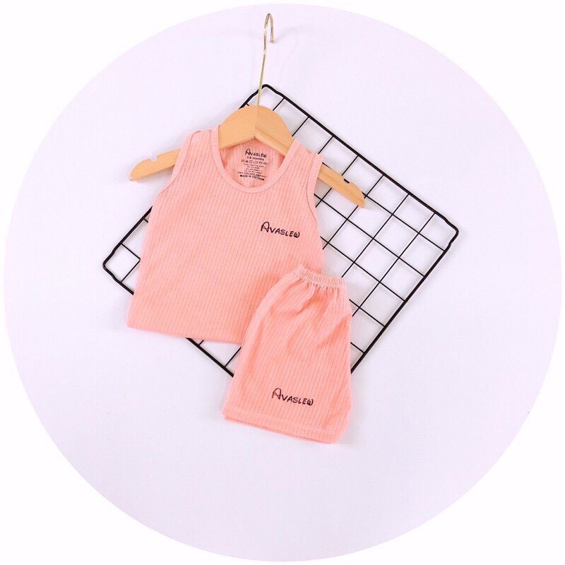 Bộ Ba Lỗ Sát Nách cotton cho bé từ 5kg đến 15kg