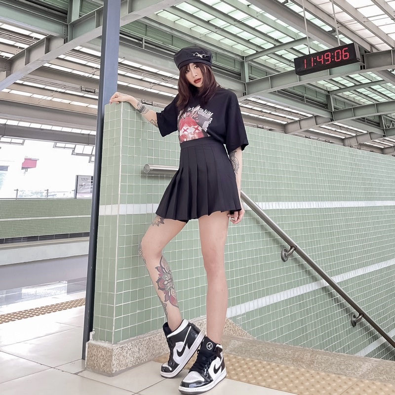 Áo phông thỏ hồng form oversize chất liệu cotton 100% mềm mát