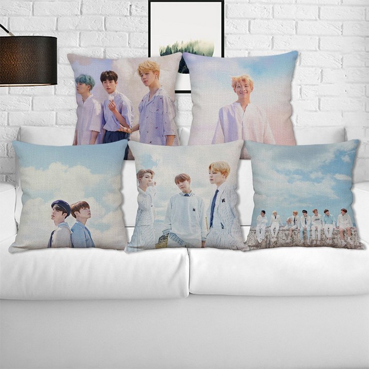 Gối BTS gối Wanna one in hình ảnh đẹp bông mềm nhóm nhạc idol Hàn Quốc