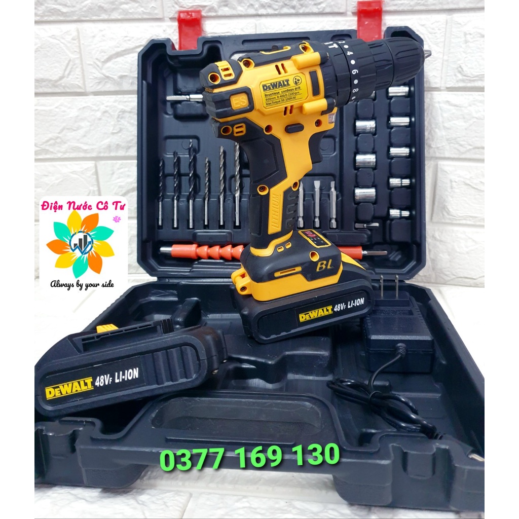 Máy Siết Bulong Không Chổi Than 20v Dewalt (mạnh - đẹp - bền)