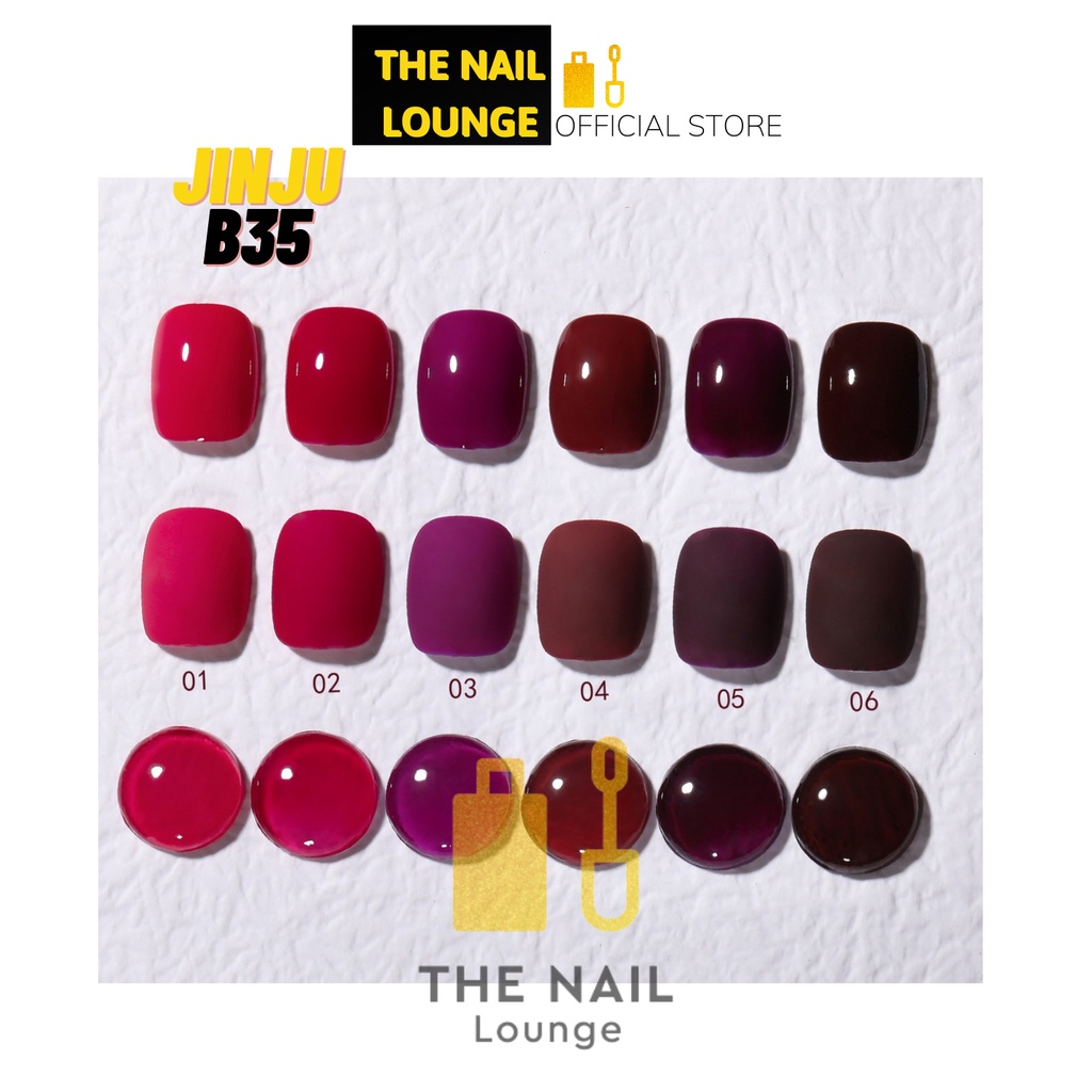 Sơn gel JINJU mã B35 chai 15ml chính hãng