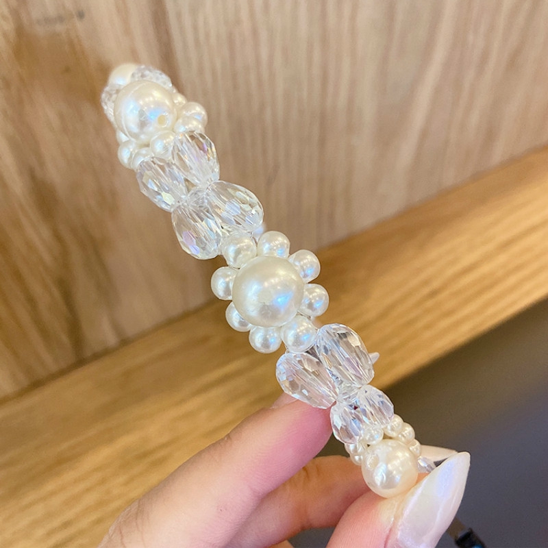 Cài tóc thời trang đính ngọc trai nhân tạo phong cách Hàn Quốc đáng yêu