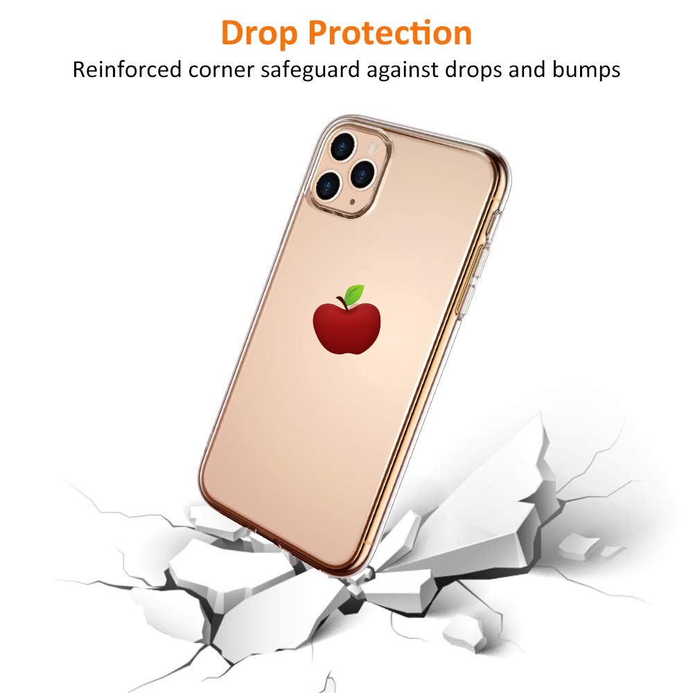 Ốp lưng trong suốt cho for  iPhone 6 7 8 Plus X XS XR 11 Pro Max