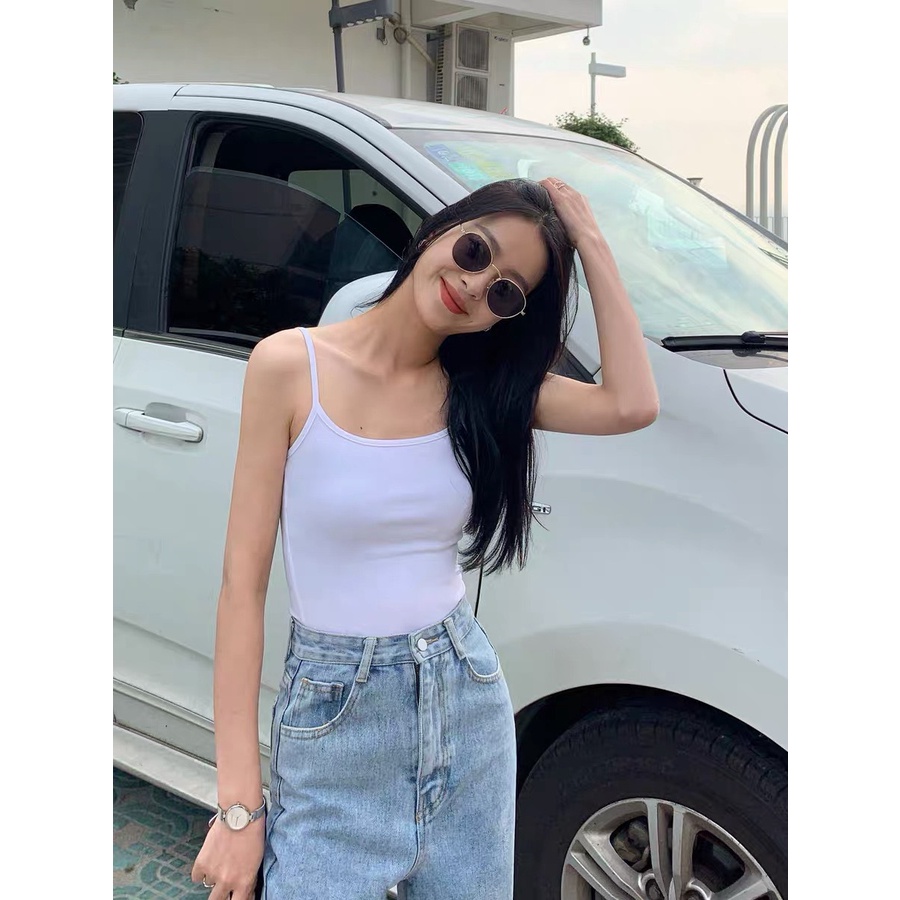 Áo 2 dây MIA 1992 cao cấp - Áo hai dây nữ bản to chất liệu cotton mềm mịn co giãn tốt siêu xinh hot summer 2023