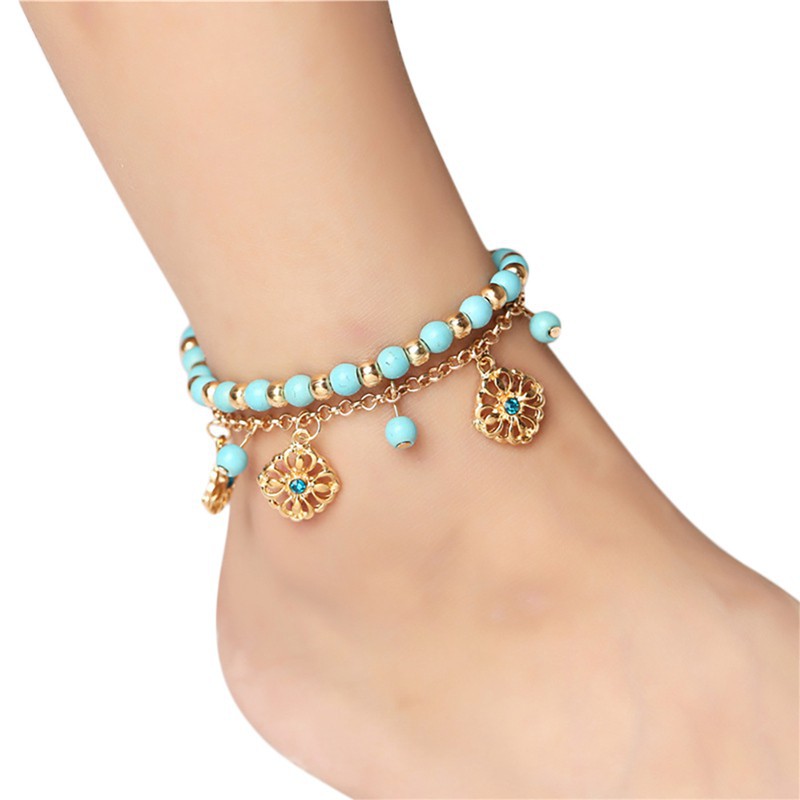 Bộ 2 lắc chân phong cách boho thời trang cho nữ | BigBuy360 - bigbuy360.vn