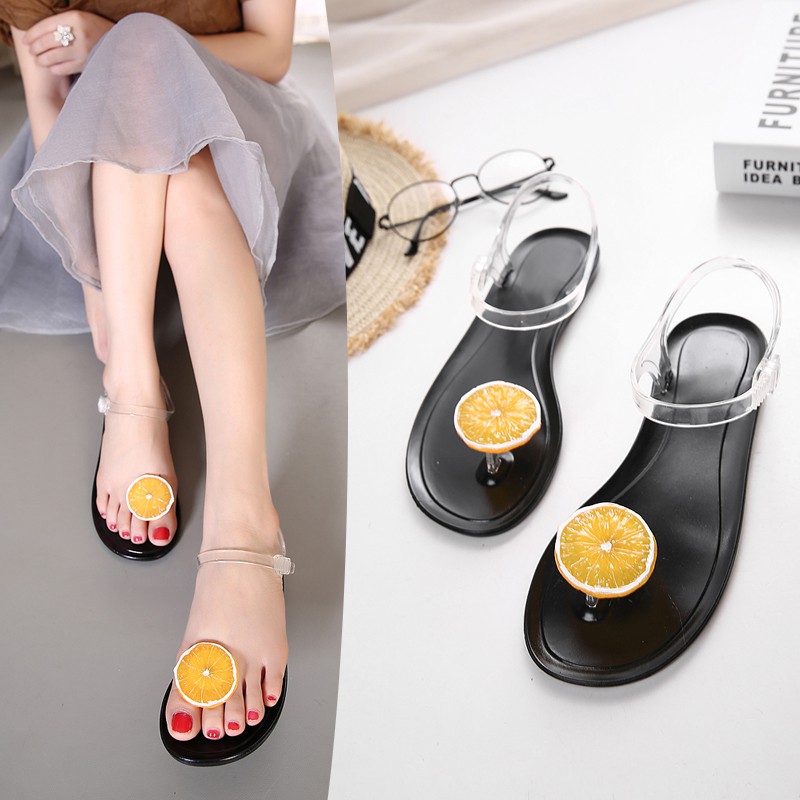 Dép Xỏ Ngón Đính Hoa Thời Trang Cho Nữ Size 35-40