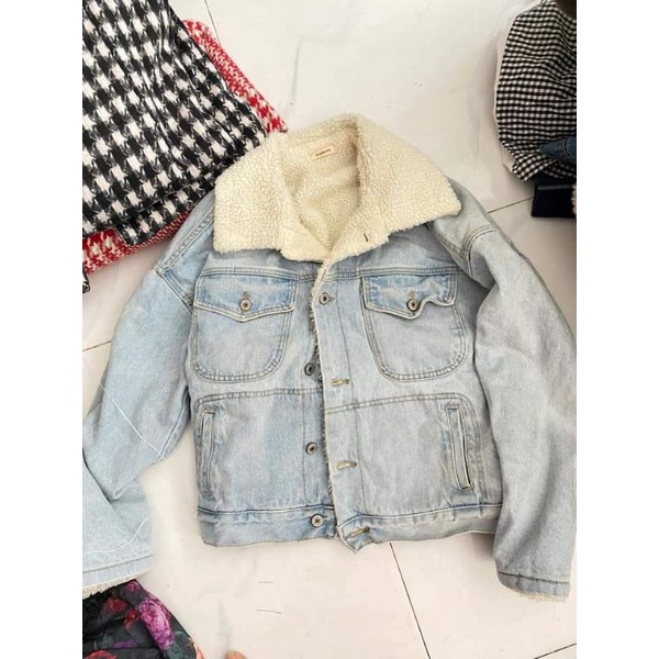 Áo jeans lót lông vip
