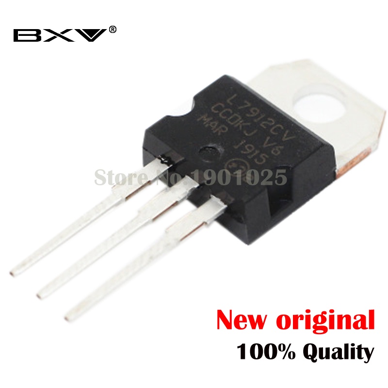Bộ 10 Linh Kiện Điện Tử L7912CV TO220 L7912 TO-220 7912 LM7912 MC7912