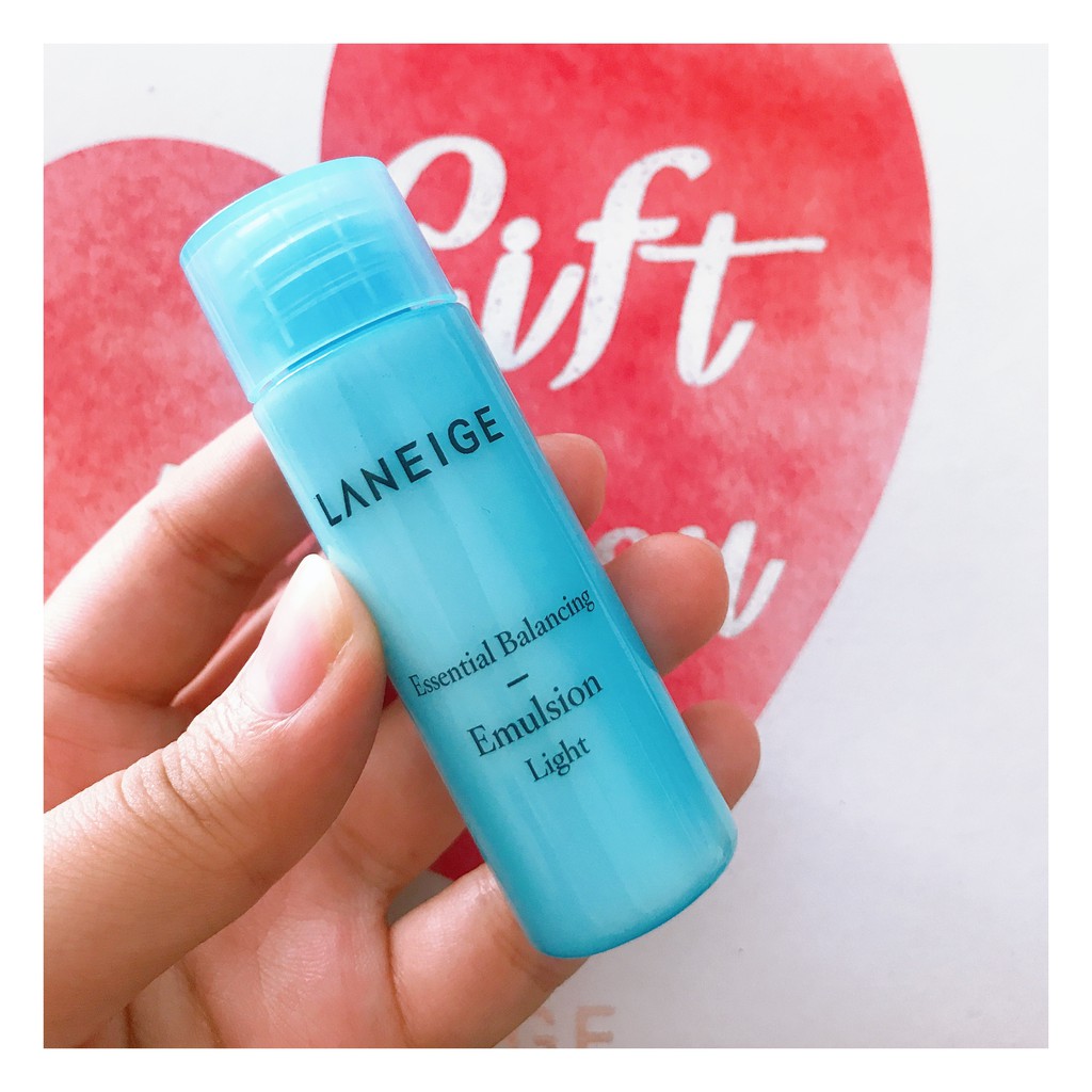 Sữa dưỡng ẩm Laneige Essential Balancing Emulsion Light cho da dầu và hỗn hợp - Minisize 25ml
