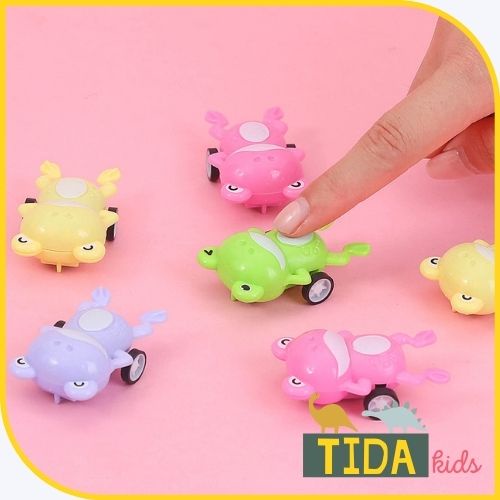 Ô Tô Đồ Chơi Cho Bé ⚡ HOT TREND ⚡ Xe Mô Hình Con Ếch, Đồ Chơi Mini Chạy Cót Siêu Cute TiDa Kids Shop