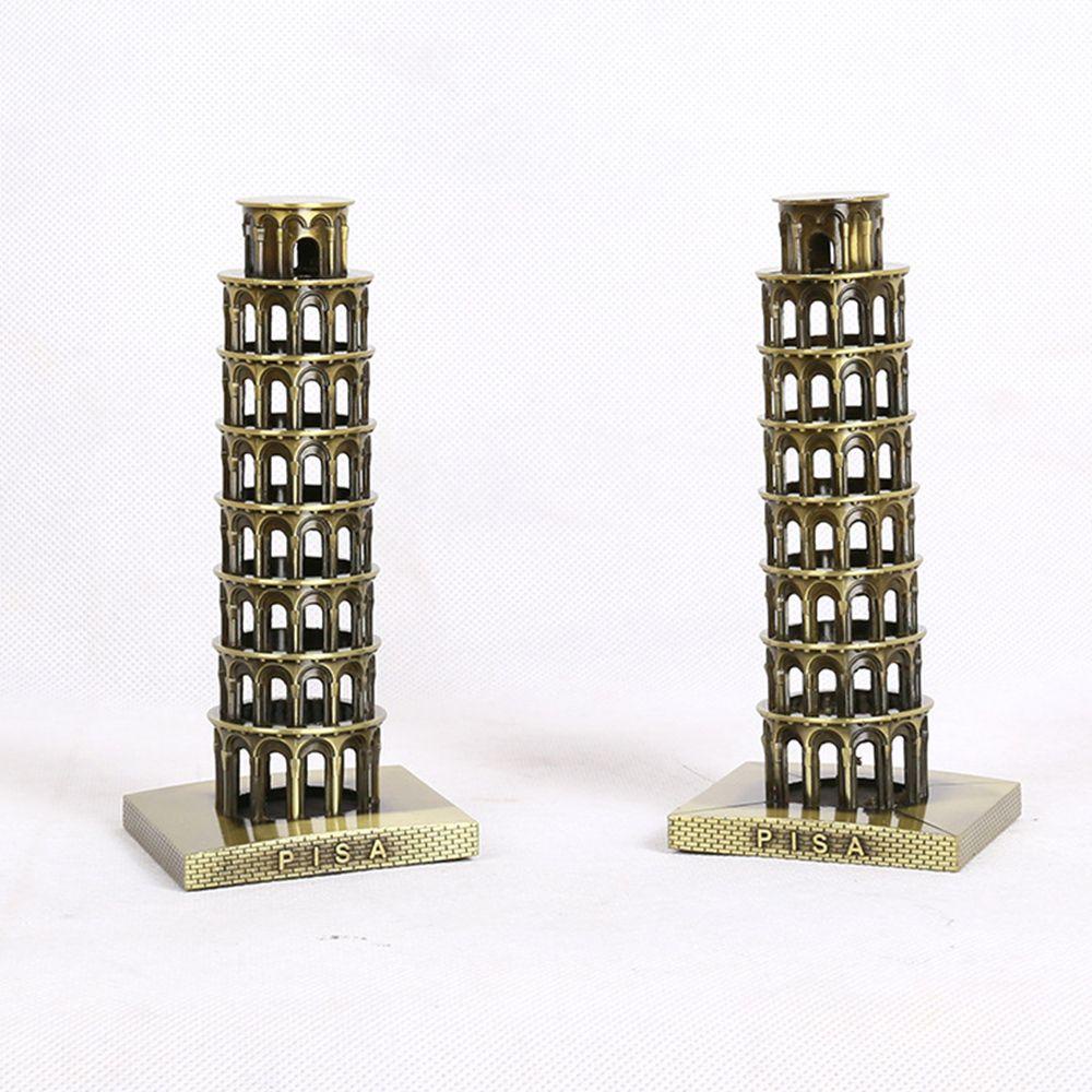 LAKAMIER Tượng Tháp Pisa Thủ Công Sáng Tạo Để Bàn Trang Trí Nội Thất