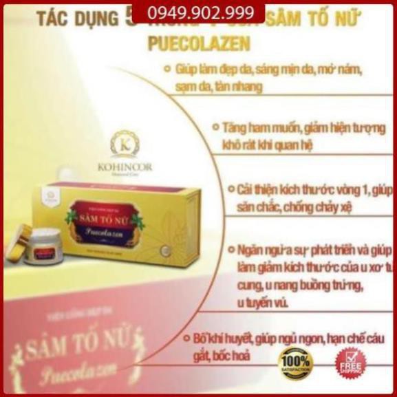 Sâm tố nữ puecolazen - thần dược cho vẻ đẹp phụ nữ | BigBuy360 - bigbuy360.vn