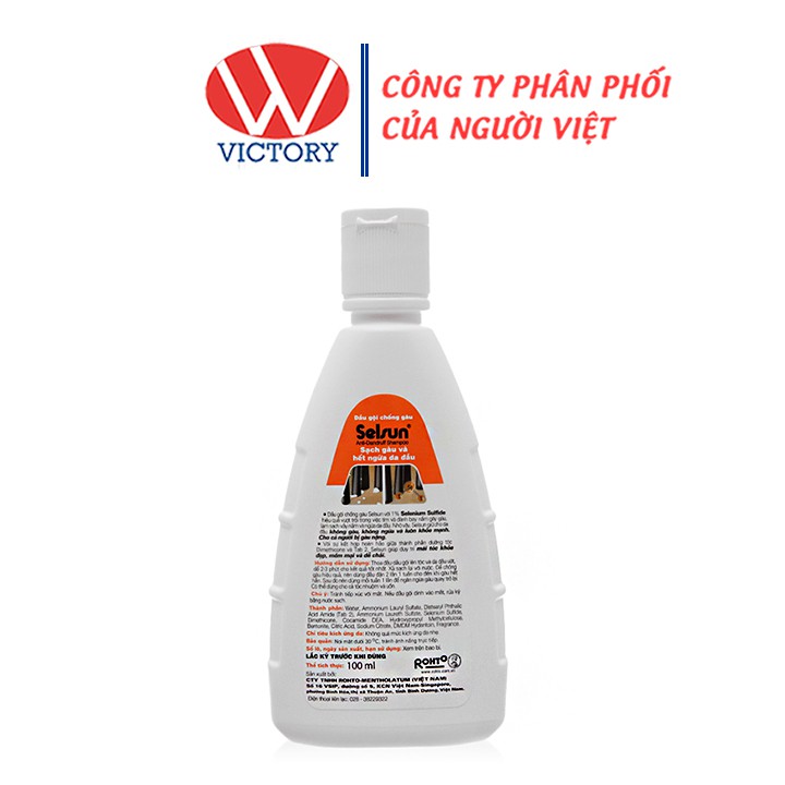 Dầu gội chống gàu Selsun - Đánh bay gàu và hết ngứa da đầu - Chai 100ml -  VictoryPharmacy | BigBuy360 - bigbuy360.vn