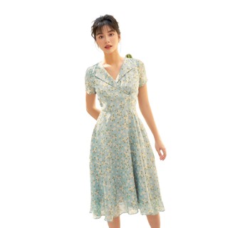 OLV - Đầm hoa A Little Mint Dress
