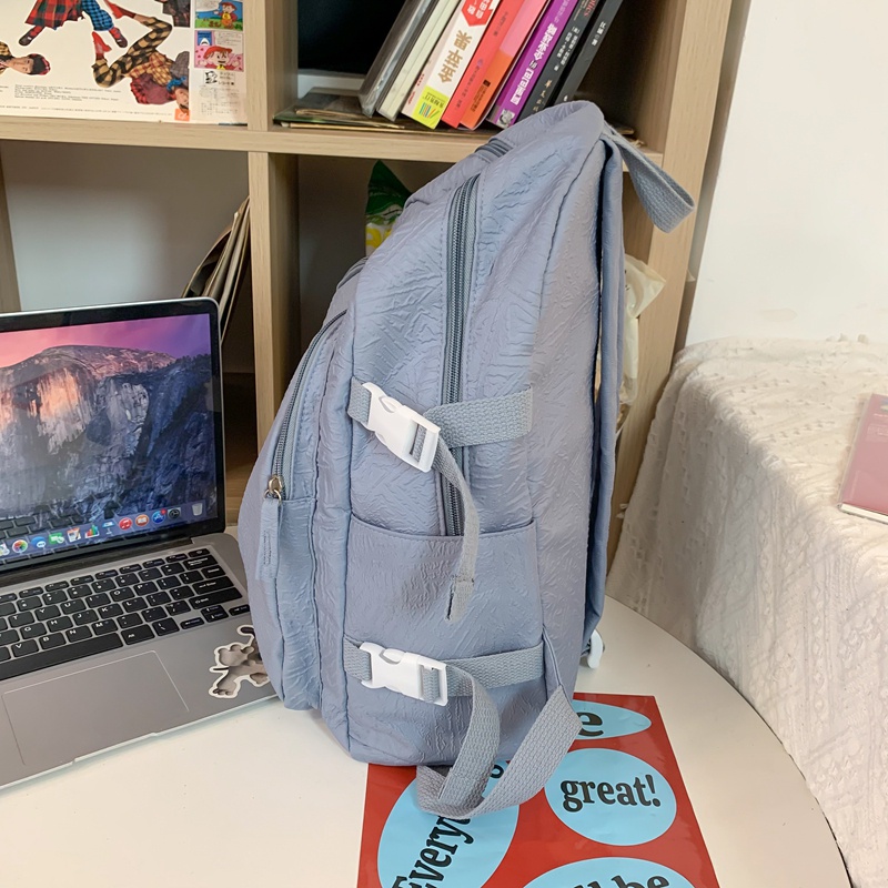 Balo Prettyzys phong cách Hàn Quốc thời trang 2022 cỡ 14inch dành cho nữ sinh