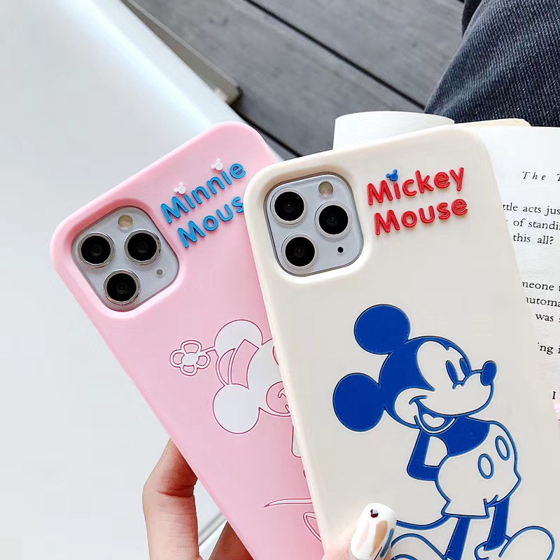 Ốp iphone - Ốp lưng Silicon Mickey kèm móc 6s/6plus/6s plus/7/8/7plus/8plus/x/xs/xs max/11/11pro max-Awifi Case V4-8