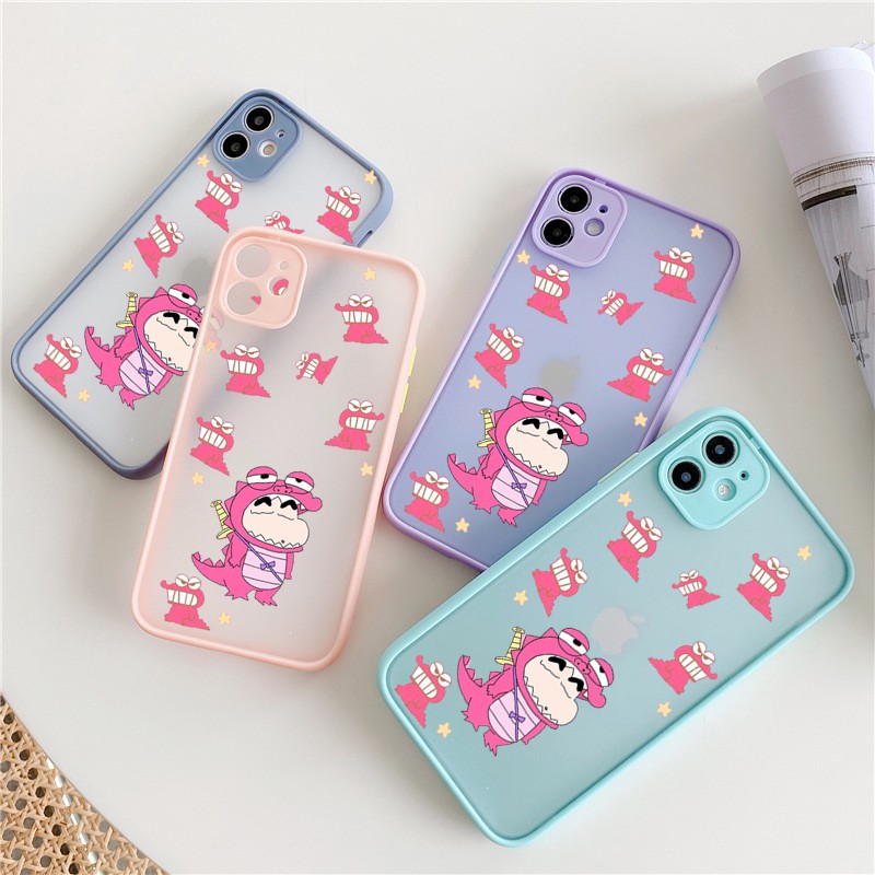Ốp lưng Iphone dino shin viền màu iphone 6/6plus/6s/6s plus/ 7/ 7plus/ 8/ 8plus/x/xs/ xs max/ 11/ 11 promax/12 /12 pro m
