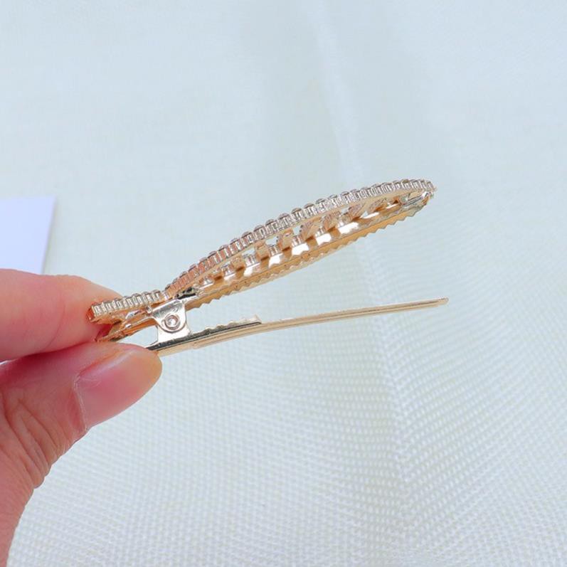 Kẹp Tóc Mái GALANO Kẹp Tóc Hàn Quốc Kim Loại Đính Đá Hình Con Cá Xinh Xắn FA-001278