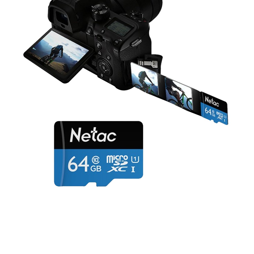 ( Hàng Vinago )Thẻ nhớ Netac 64GB Class 10 Micro SD Tốc độ 80MB/s- Chạy đa năng tất cả các thiêt bị