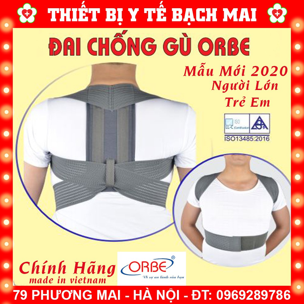 Đai Chống Gù Lưng ORBE Người Lớn, Trẻ Em