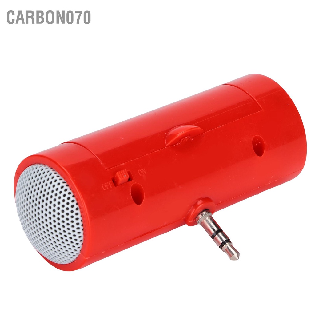 Carbon070 Giắc cắm 3 5 mm Loa mini Stereo không dây Di động Cắm vào cho Điện thoại và Máy tính bảng