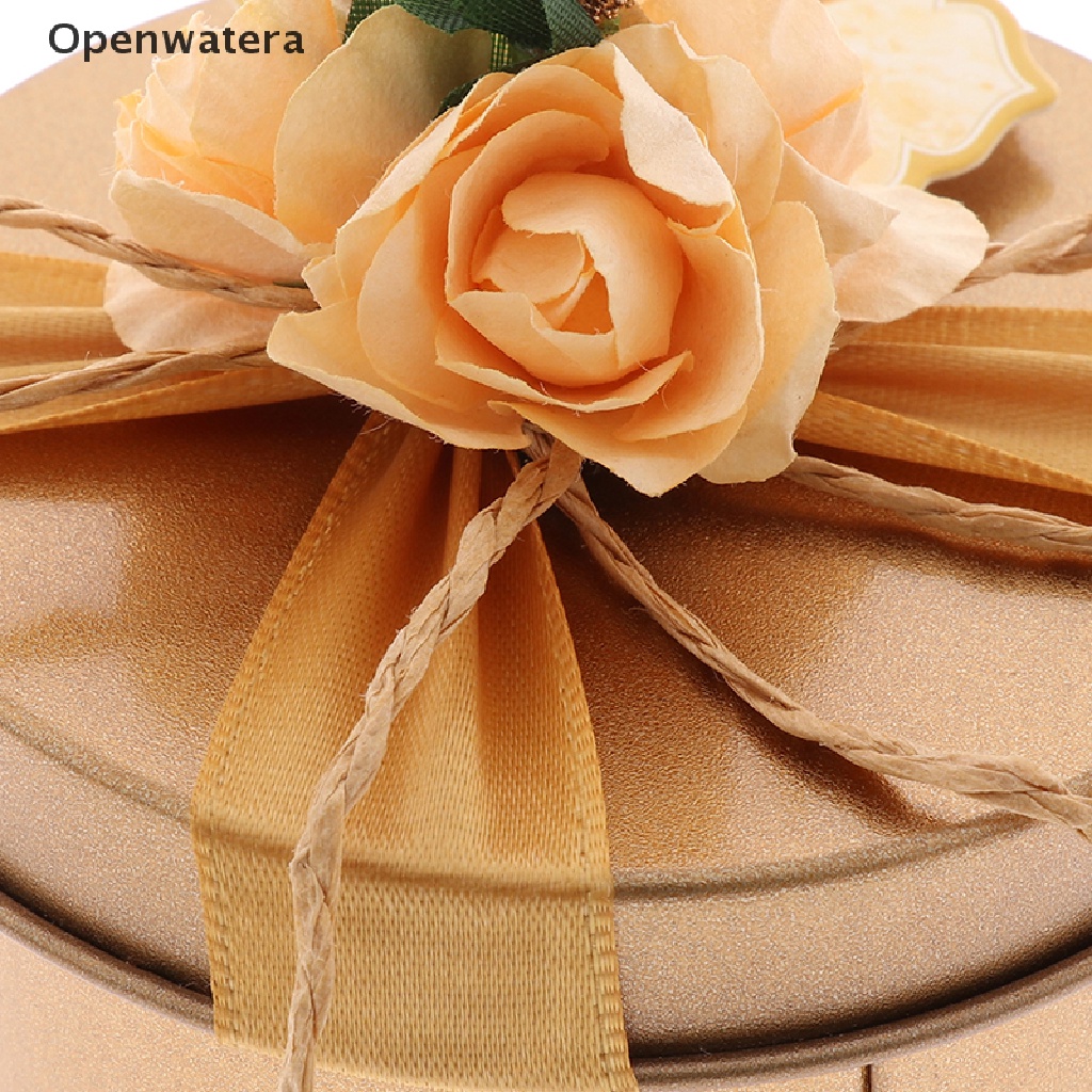 Hộp đựng kẹo/ socola hình tròn thiết kế độc đáo dành cho làm quà tặng