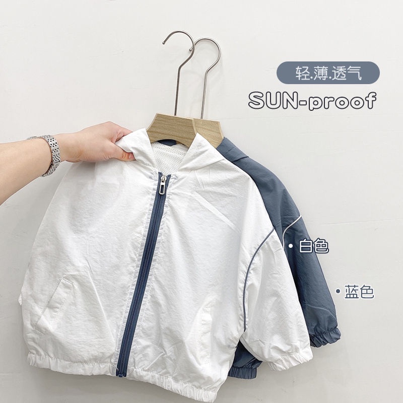 Áo Khoác Chống Nắng Siêu Mỏng Thoáng Khí Thời Trang Mùa Hè Cho Bé Trai